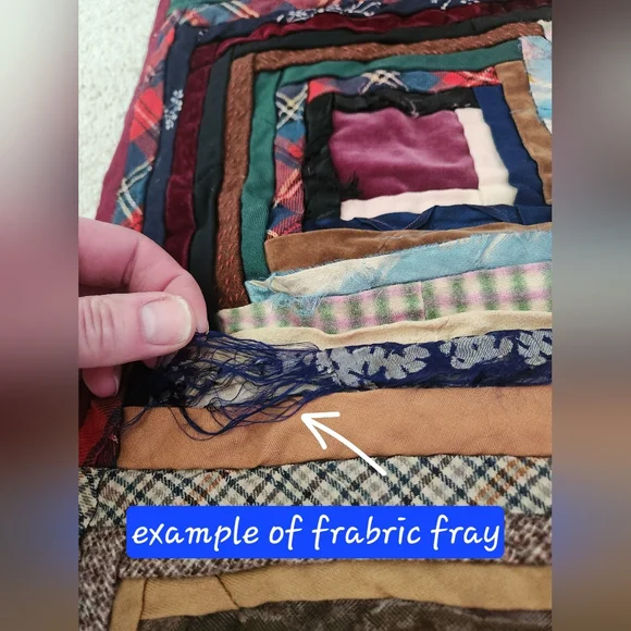 SOLD! Gorgeous Vintage Handmade Quilt! - Picture 8 of 16